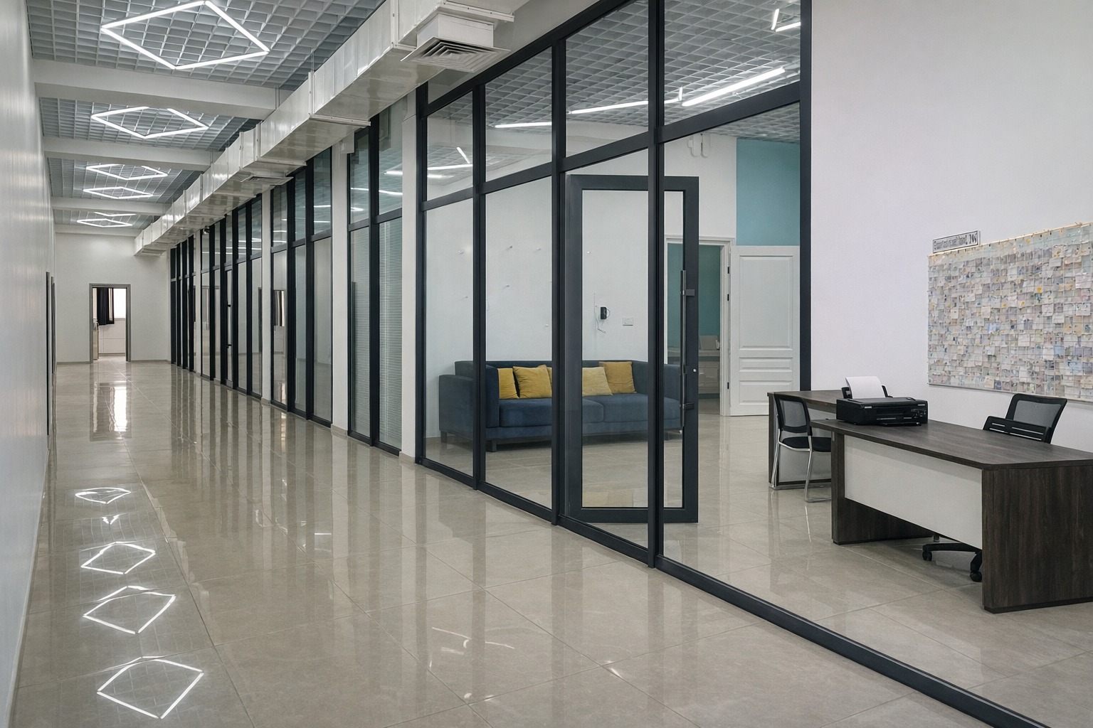 Коридор в бизнес-центре